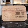 Personalised tea and biscuits board