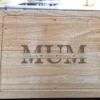 Personalised large meat/chopping board Mum & Names
