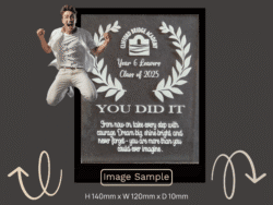 School Leavers Acrylic Plaque – Class of 2025 → Graduation Acrylic Plaque Gift – Class of 2025